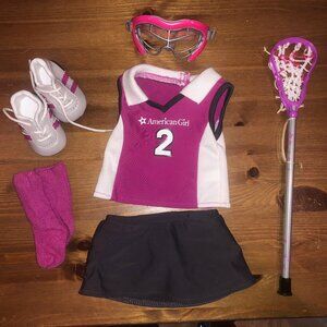 American Girl Lacrosse Outfit and Gear